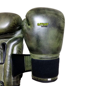 Gants de boxe en cuir PU pour hommes et femmes, vente en gros OEM, pour entraînement, sparring, kickboxing, équipement de gym - Product Image 5