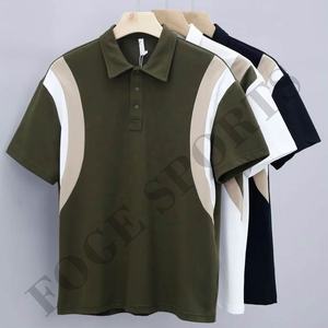 Wholesale Men's 2024 New Casual Anti-shrink Canvas Digital Printed Solid Long Sleeve Shirts and T-shirts Polyester/Cotton - Product Image 3