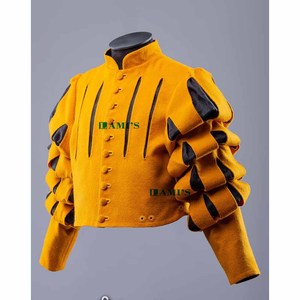 Doublet médiéval Landsknecht veste en laine vêtements Landsknecht vêtements veste en laine hommes Renaissance Doublet Veste - Product Image 2
