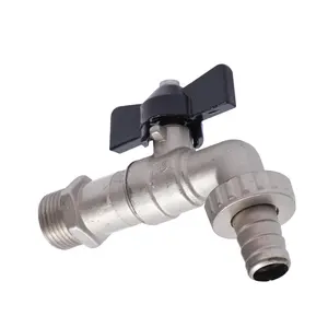 Factory Supply High Quality Household Wall Mounted Brass Hose Tap Bibcock