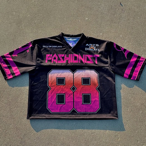 Camiseta de Manga Corta Extra Grande para Hombre, Sublimada, 100% Poliéster Satinado, Ecológica, de Secado Rápido y Antiarrugas - Product Image 4