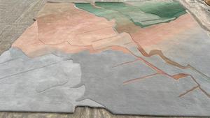 Direct Factory Sale Luxurious Hand <b>Tufted</b> Wool Area <b>Rug</b> Multi-Coloured Embroidered Pattern Fur Floor Decoration Home Living Room - Product Image 2