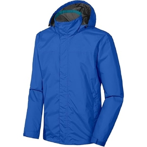 2025 High Quality Nylon Outdoor <b>Rain</b> <b>Jacket</b> for <b>Men</b> <b>Lightweight</b> Waterproof with Zipper Closure Nylon <b>Jacket</b> - Product Image 1