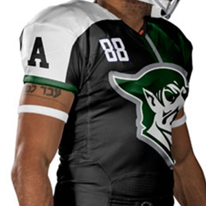 Uniformes de football américain personnalisés par sublimation complète pour adultes en polyester à mailles confortables à séchage rapide grande taille-Usine directe - Product Image 2