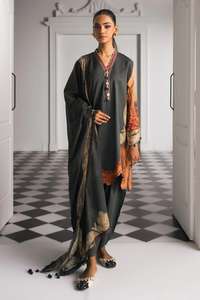 ชุดเสื้อผ้า3ชิ้นสำหรับผู้หญิงชุดเดรสผ้าคอตตอนสำหรับใส่ในชุดเสื้อผ้าสำหรับผู้หญิงชุดเดรสสไตล์ปากีสถาน - Product Image 5