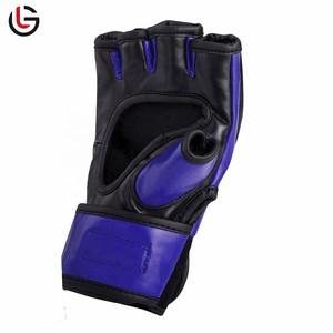 Gants MMA de boxe pour entraînement au combat professionnel en cuir de vachette original au design personnalisé, logo OEM privé, vente en gros - Product Image 3