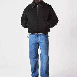 Logo personnalisé MA1 Flight Jacket Hommes Haute Qualité Letterman Coupe-Vent Baseball Américain Hommes Bomber Jacket - Product Image 3