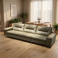 Sofá de Tela para Sala de Estar VONLIVA, Sofá Esquinero Moderno y Minimalista para el Hogar, Combinación de Muebles Nórdicos con Estructura Sólida de Tela