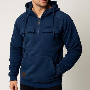 Vente en gros d'usine, sweat-shirts pour hommes sur mesure, coupe confortable, décontractés, à porter au quotidien - Product Image 3