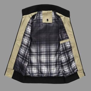Blouson bomber en denim sans col sur mesure pour homme grande taille, style streetwear d'hiver - Product Image 2