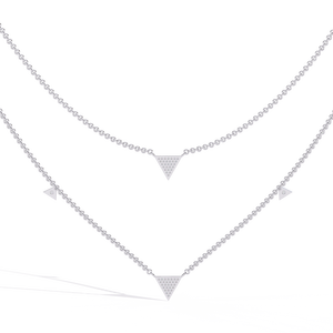 Collier en or 18 carats avec diamant cultivé en laboratoire pour femmes - Product Image 5