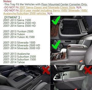 Consola central <span class=keywords><strong>de</strong></span> piso delantero <span class=keywords><strong>de</strong></span> camiones para Chevrolet Avalanche Tahoe Silverado Suburban 2007 2014 Sierra Pickup Truck Yukon 1500-2500 - Product Image 6