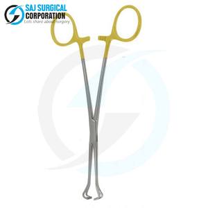 Tang tisu <span class=keywords><strong>Babcock</strong></span> profesional penjepit bedah baja tahan karat dengan rahang Atraumatic untuk tisu genggam lembut - Product Image 2