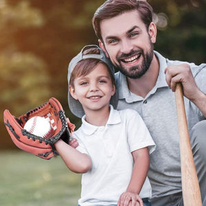 Vente flash Gants de baseball pour gaucher à doigts complets en cuir Design professionnel Vente en gros Haute qualité Shortstop - Product Image 6