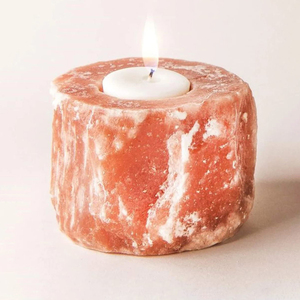 En gros 100% Fait À La Main Couleur Naturelle Himalaya Rock Sel Lampe Bougeoirs Taille Personnalisée Real Touch Naturel Artisanat Pakistan - Product Image 2