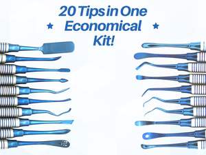 ชุดลิฟต์ทันตกรรมสำหรับใช้ในลิฟท์ทำจากสแตนเลส10ชิ้น - Product Image 3