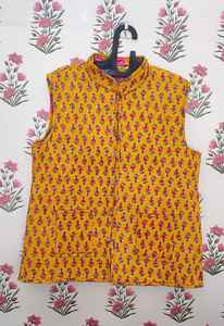 Jaikuri – vestes réversibles en tissu de coton, imprimées à la main, disponibles en différentes couleurs, taille 38 40 42 44 46 - Product Image 6