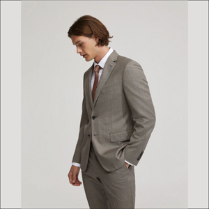 สูททำงานสำหรับผู้ชายสูท2ชิ้นสูทแบบสั่งทำสำหรับเจ้าบ่าวชุดแต่งงานมีสไตล์ - Product Image 2