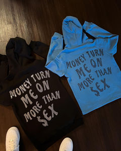 Vêtements de rue surdimensionnés zippés avec strass fabricants de vêtements graphiques pour hommes 100% sweats à capuche en coton pour hommes - Product Image 6