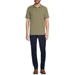 Polo de Algodón Mercerizado para Hombre – Camiseta Polo Lisa con Logotipo Personalizado Estampado para Uso Casual, de Negocios, Golf y Trabajo - Product Image 4