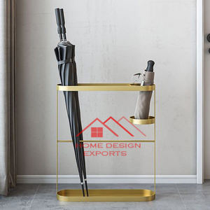 Nickel Plated Stainless Steel Metal <b>Umbrella</b> Stand Room Organizer for Home and Hotel - Product Image 5