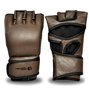 Meilleurs gants d'entraînement MMA en cuir de vachette personnalisés Logo privé avec tailles 6oz et 8oz pour Kickboxing OEM ODM - Product Image 1