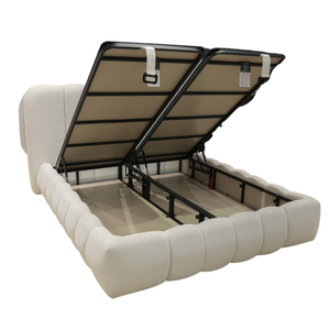 Ensemble de tête de lit rembourrée MUN Sleep Comfort Pedic avec base de rangement, personnalisable, durable, confortable, moderne, B2B, unique, modulable - Product Image 3