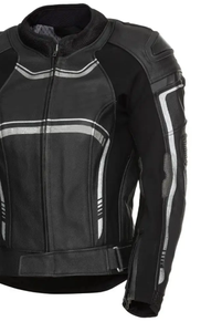 Produits les plus populaires Veste de moto en cuir véritable personnalisée pour hommes Fabrication professionnelle de vestes de moto de qualité supérieure - Product Image 5