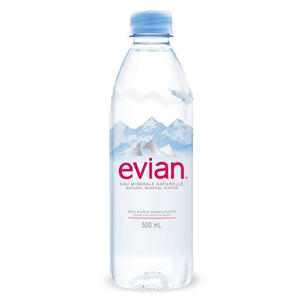 Agua Mineral Natural Evian 750ml - Product Image 1