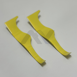 Rasoirs incurvés réutilisables Wenzy Wave en acier inoxydable jaune pour coiffeurs OEM Dominicain Votre propre logo Salon Rasoirs à raser - Product Image 4