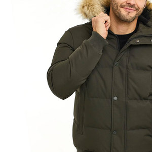 Parkas pour hommes avec capuche en fourrure, prix bas, parkas pour hommes, longueur longue confortable, parkas pour hommes de haute qualité - Product Image 5