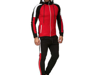 ชุดวอร์มผ้าฝ้าย100% สำหรับผู้ชายชุดวิ่งออกกำลังกายโลโก้ของคุณเอง - Product Image 4