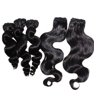 Vente en gros d'extensions de cheveux humains Remy vietnamiens emballés avec trame à double tirage - Product Image 1