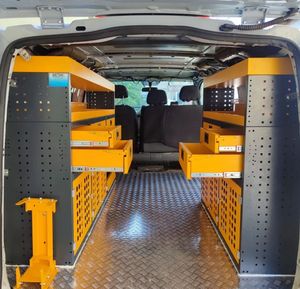 Professional OEM Mobile Workshop Storage System for Commercial Vans-Easily Assembled Knock-down Structure 10 Drawers for All - Product Image 2