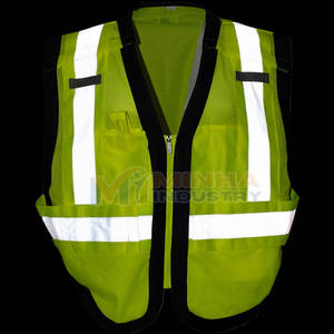 Chaleco de Seguridad Reflectante de Alta Visibilidad para Construcción, Tráfico, Almacén y Trabajo al Aire Libre, Chaleco de Seguridad Ligero de Malla - Product Image 2