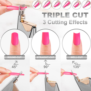 Cortador de uñas curvo de acero inoxidable duradero con borde afilado para uñas de los dedos Apertura de mandíbula ancha y agarre cómodo para hombres y mujeres - Product Image 3