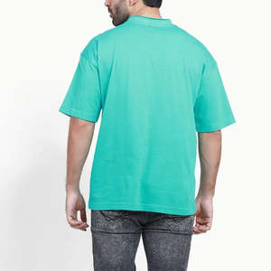 Venta al por mayor de alta calidad ácido lavado Ringer camiseta para hombres logotipo personalizado Streetwear Hip Hop estilo Camiseta de algodón - Product Image 2