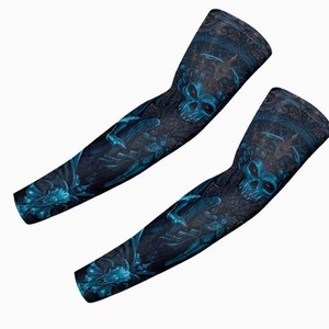 Mangas de compresión transpirables, resistentes al agua, de spandex/poliéster, unisex, para deportes al aire libre, protección UV. - Product Image 5