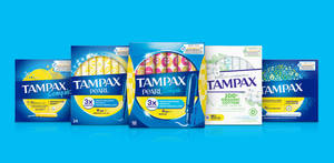Tampax Tampax – applicateur en carton antidérapant, Tampons à absorption régulière, 10 points, 10.000 points (lot de 4) - Product Image 2