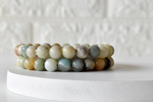 Top Quality <b>Healing</b> 7.5in Multi Amazonite Round Gemstone Hand Beaded <b>Bracelet</b> From Trusted Supplier - Product Image 4