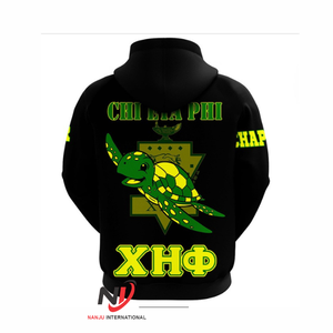 Diseño superior Nueva llegada Chi Phi Beta Pullover Manga larga Sudadera con capucha duradera para mujeres OEM Impreso Sorority Front Logo estilo tortuga - Product Image 6
