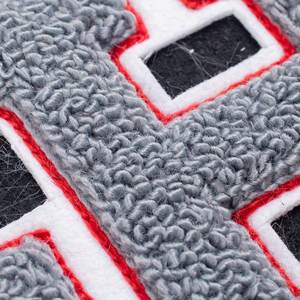 Custom Wholesale Woven Game Day Design Letter Embroidered Chenille Patch Iron on Embroidery Patches for Clothing - Product Image 1