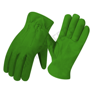 ถุงมือทำงานหนังวัวหนา11ออนซ์หนาทนทานต่อความเย็นได้รับการรับรอง CE จากผ้าใบข้อมือปรับได้ป้องกันไฟฟ้าสถิตย์ - Product Image 5