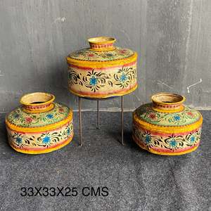 Maceta Pintada de Estilo Retro IRON HAND, Maceta Ecológica para Interiores/Exteriores, para Sala de Estar, con Drenaje Cuadrado, para Colgar o Usar en el Suelo - Product Image 2