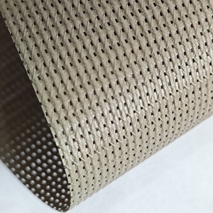 Tissu en maille de vinyle <span class=keywords><strong>enduit</strong></span> de PVC de polyester ignifuge anti-UV et de bouclier de protection contre les intempéries pour la façade ou la peau secondaire du bâtiment - Product Image 5