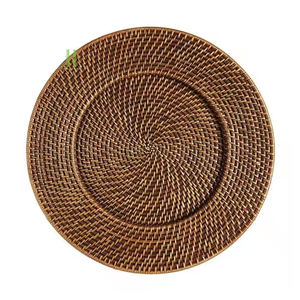 แผ่นชาร์จหวายสไตล์โบโฮสำหรับตกแต่งโต๊ะแผ่นรองจานที่ชาร์จจากเวียดนาม - Product Image 6