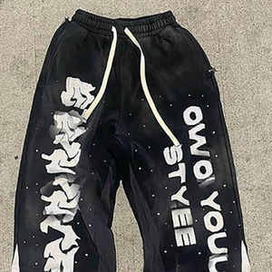 Pantalones informales de estilo para hombre, pantalones de moda para hombre, ropa de calle para hombre, pantalones para correr con serigrafía personalizada - Product Image 3