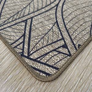 Tapis de sol en lin FLORA moderne, antidérapant, lavable, 70x120 cm - Product Image 3