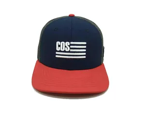 COS美国国旗理查森112卡车司机帽子Gorras，定制品牌标志Yupoong 6606经典运动帽OEM越南帽子高尔夫帽子