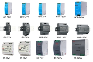 NVVV 220VAC Eingang Din Rail Netzteil Din Rail <span class=keywords><strong>DR</strong></span>-60-12 Smps 60W Eingang 12 Volt 5a Switch Netzteil - Product Image 3